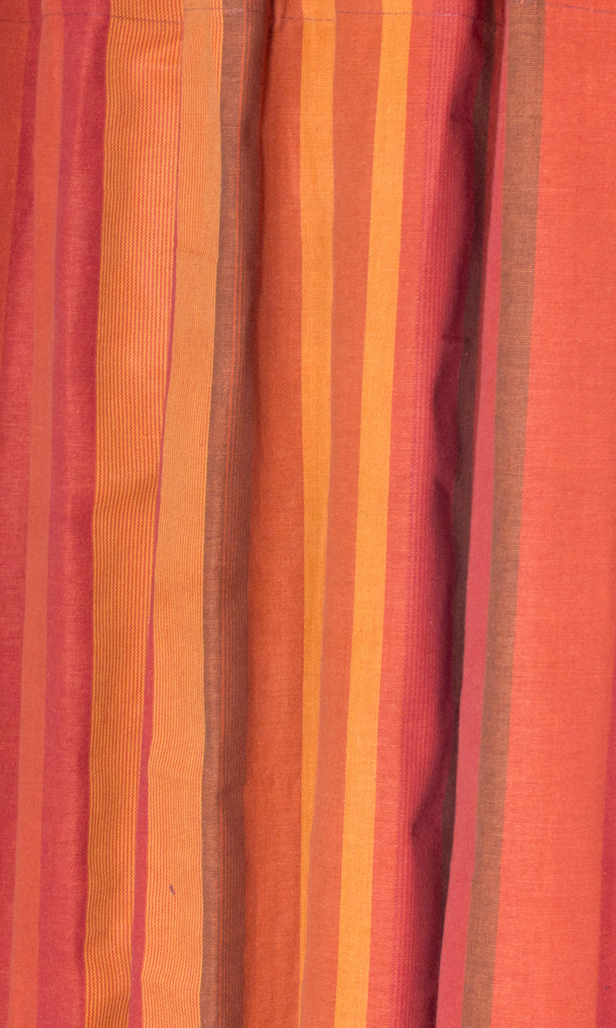 Cotton Fabric Blinds (Orange) for Living, Bedroom, Kitchen, Bathroom