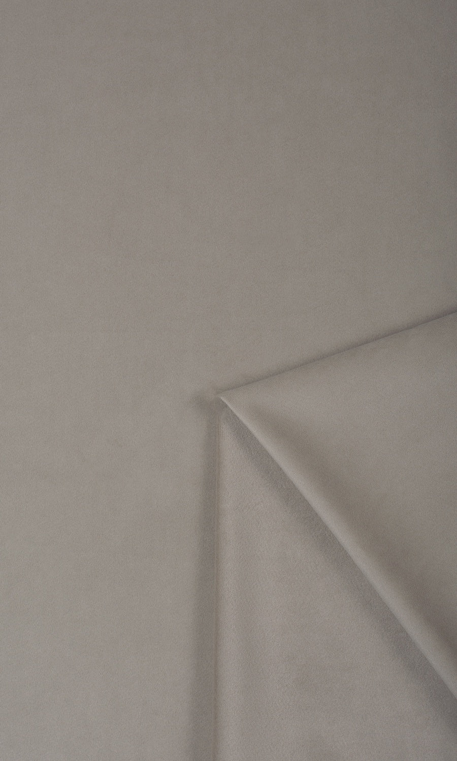 Velvet Window Treatments Fabric By the Metre (Greige)