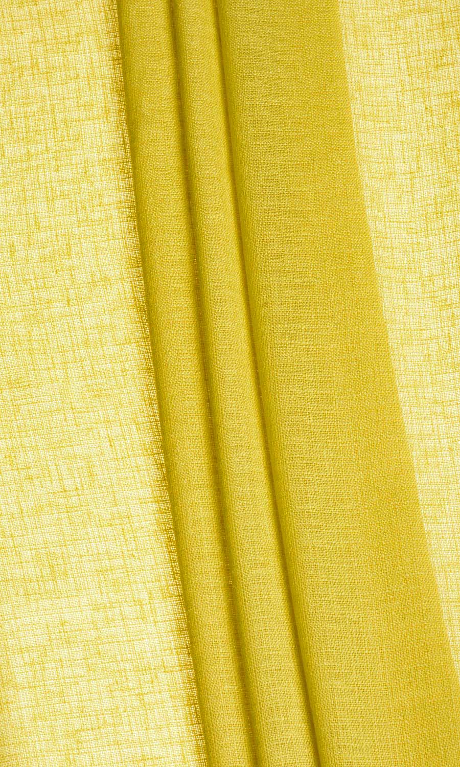 Sheer Made-to-Measure Roman Blinds (Yellow)