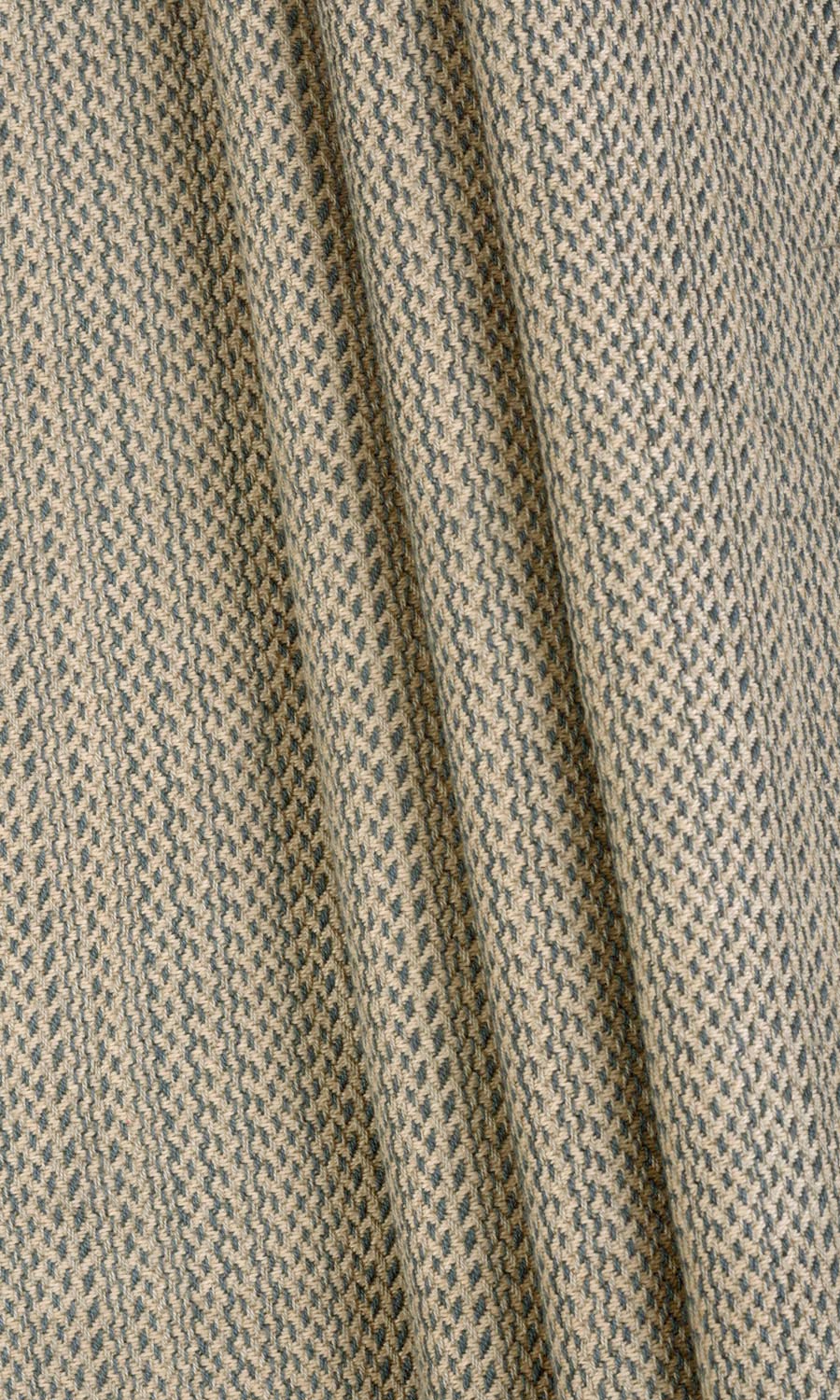 Cotton Roman Blinds & Window Shades (Blue/ Beige)