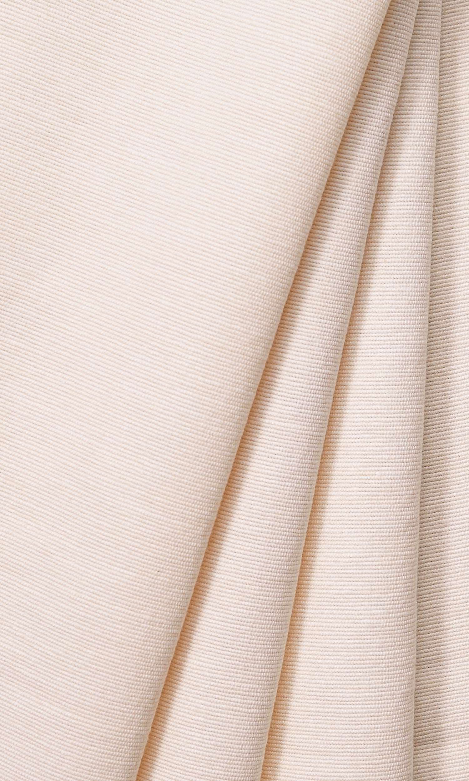 Cotton Fabric Blinds (White/ Ivory) for Living, Bedroom, Kitchen, Bathroom