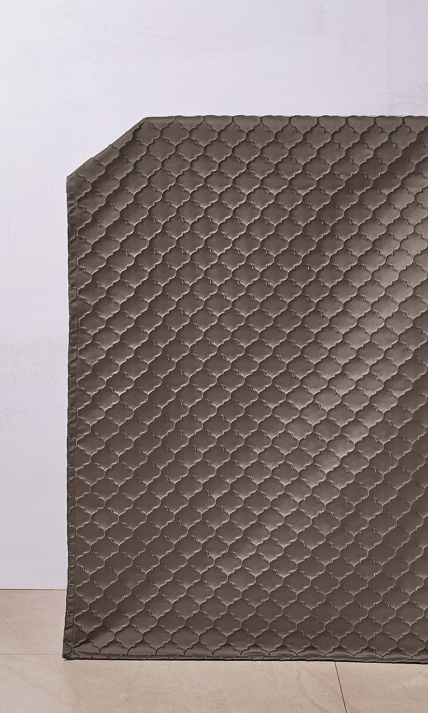 Silk Blend Window Treatments Fabric Sample (Coffee Brown)