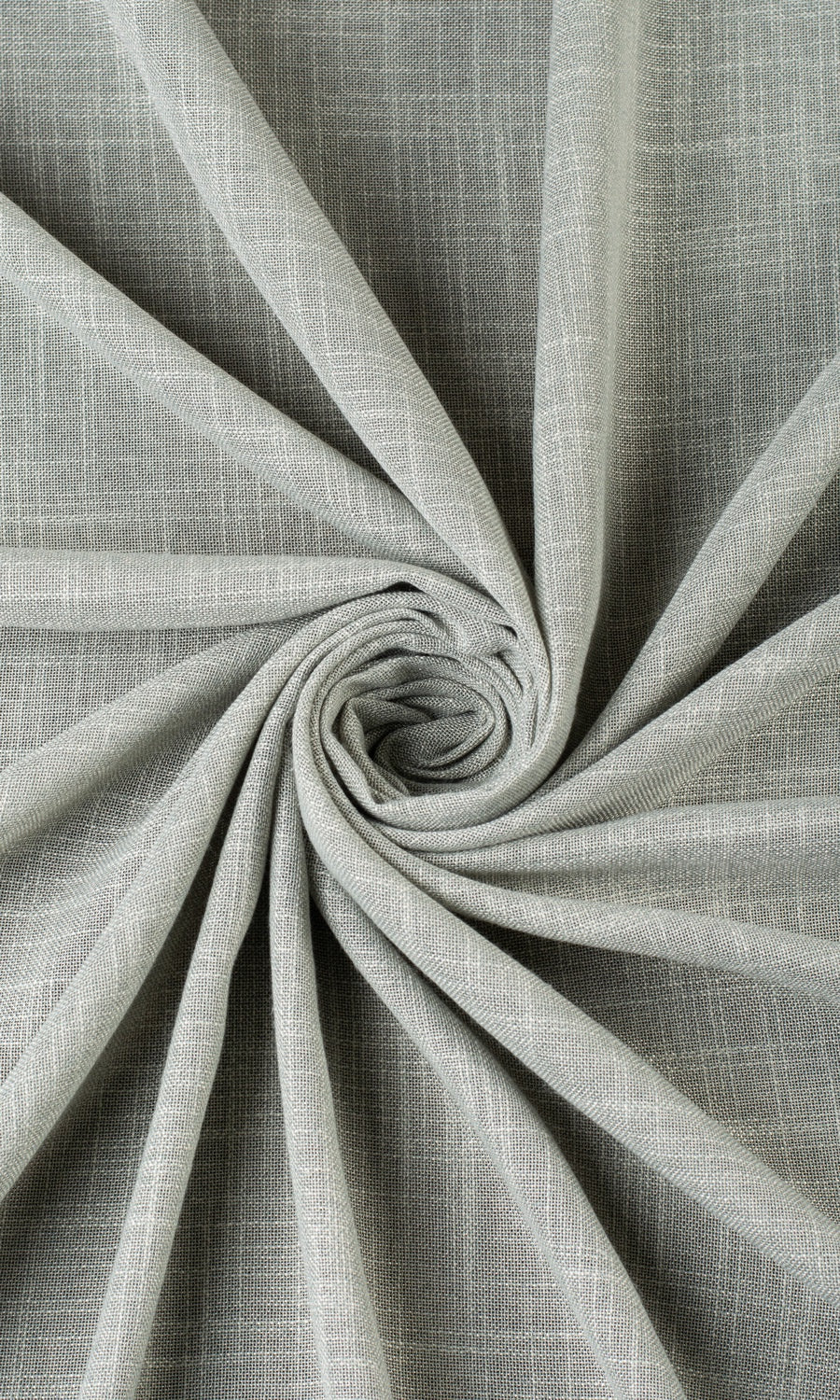 Textured Sheer Window Treatments Fabric By the Metre (Green-Grey)