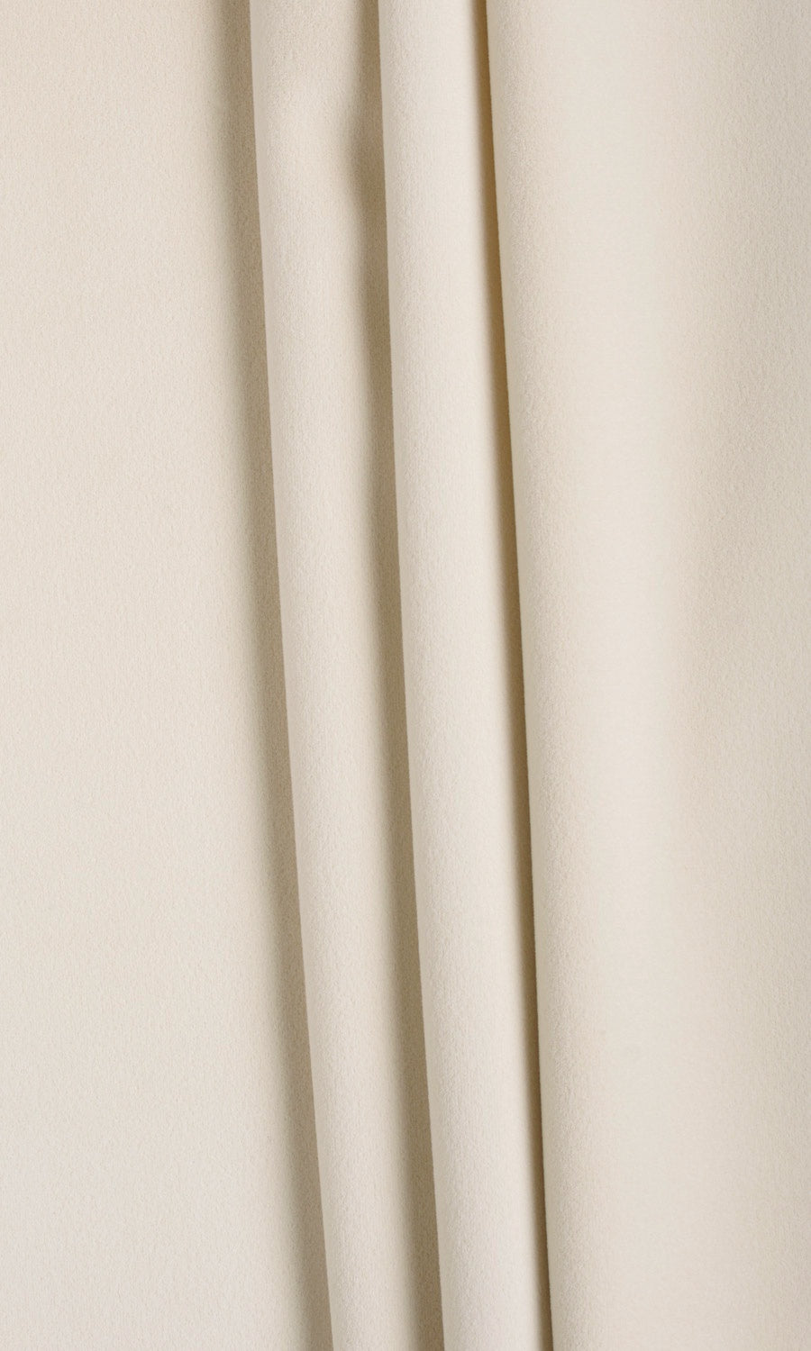 Velvet Window Treatments Fabric Sample (Warm Ivory)