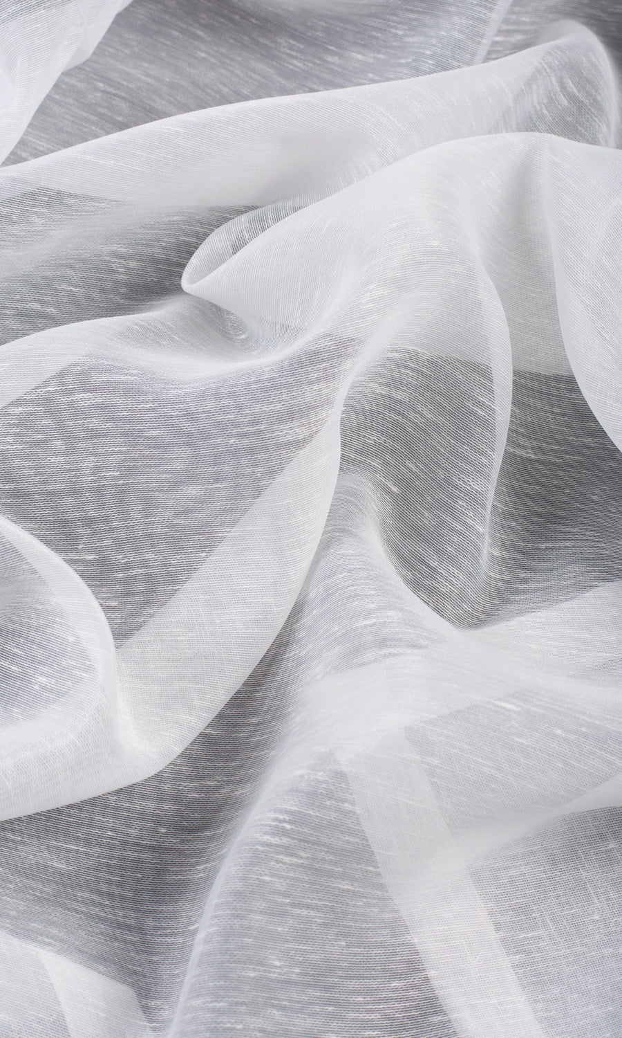 Sheer / Voile Roman Blinds & Window Shades (Snow White)