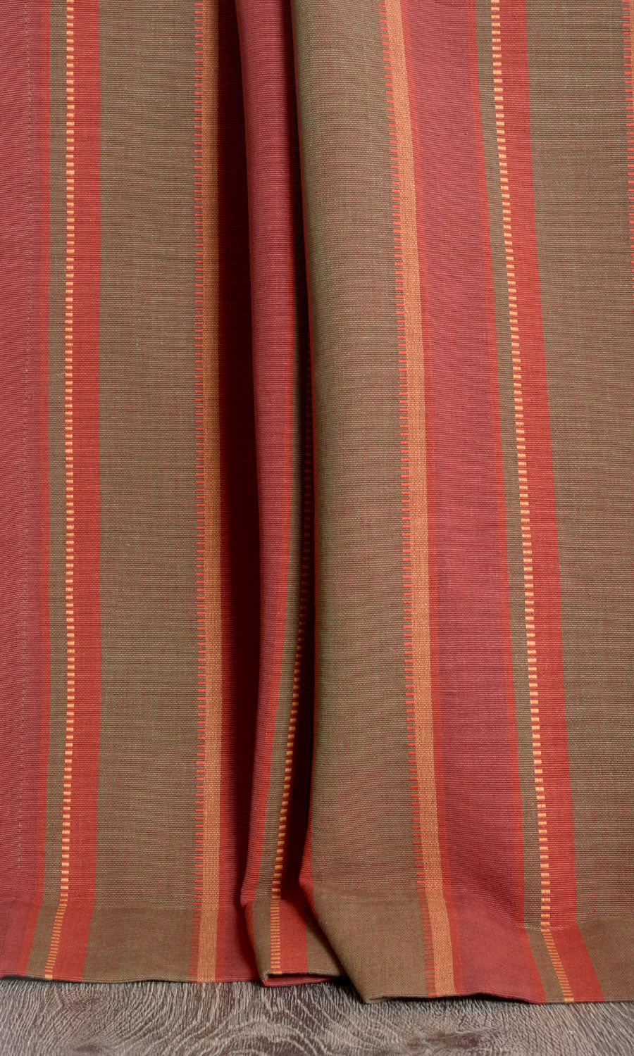 Cotton Flat, Plain, Fake, Faux, European Relaxed Roman Blinds (Red/ Green)