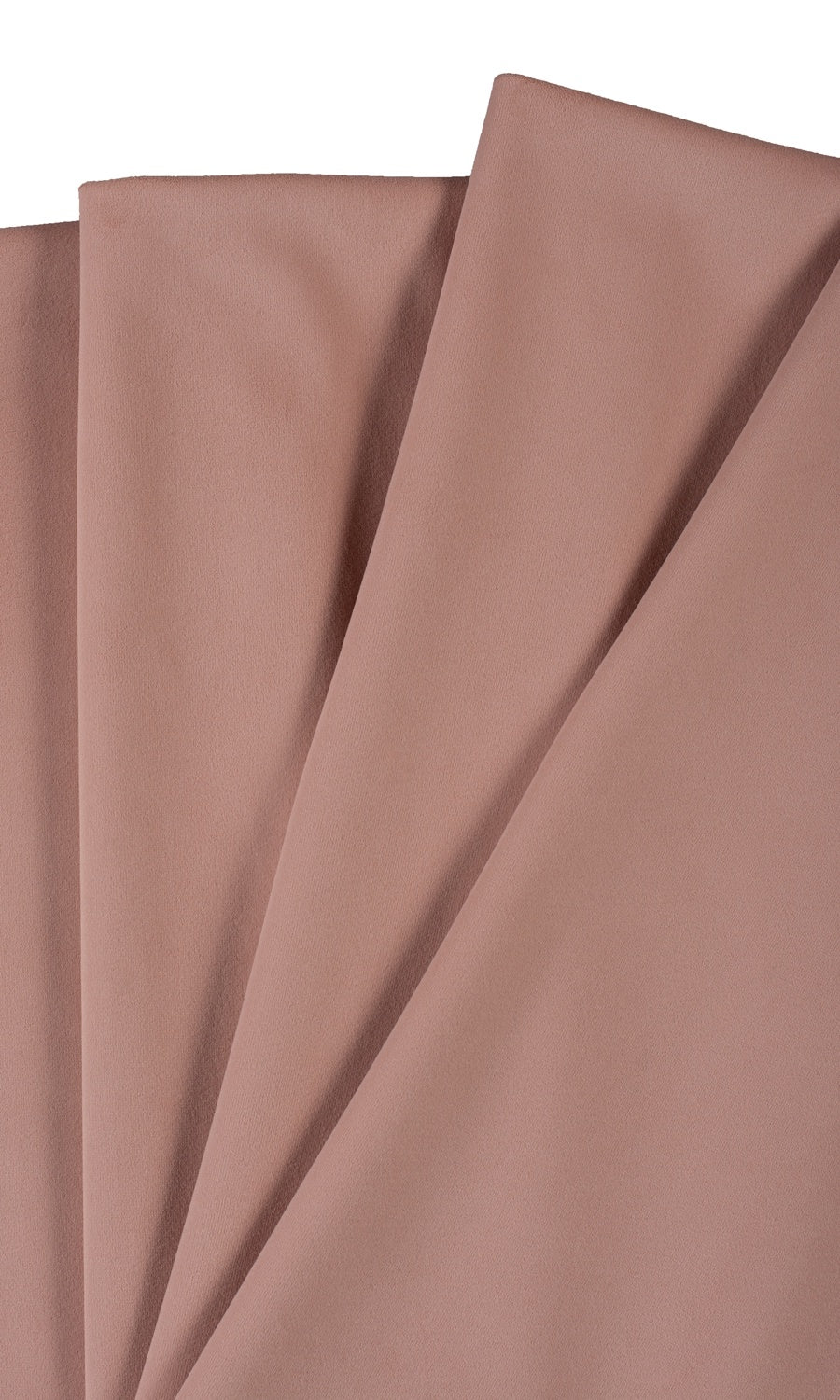 Velvet Fabric Material By the Metre (Coral Pink)