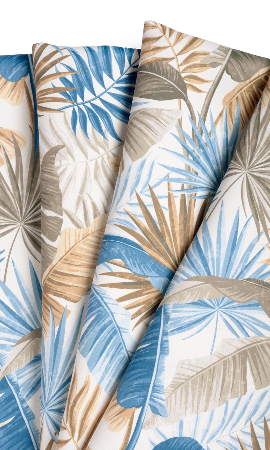 Botanical Floral Any Size Style Roman Blinds (Blue/ Brown)