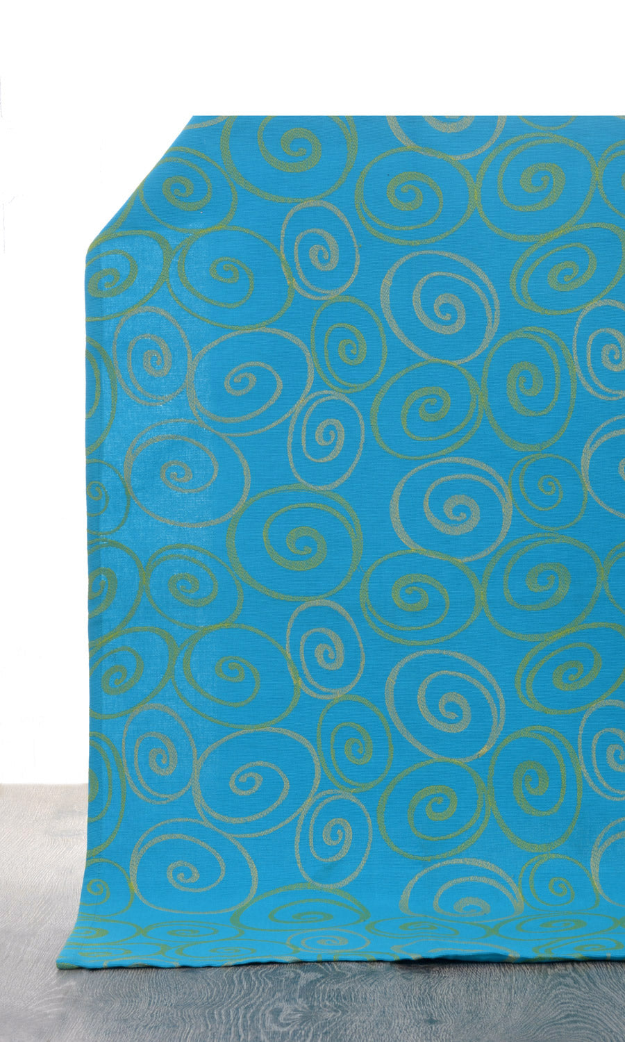 Cotton Fabric Sample for Roman Blinds & Shades (Blue Cotton)