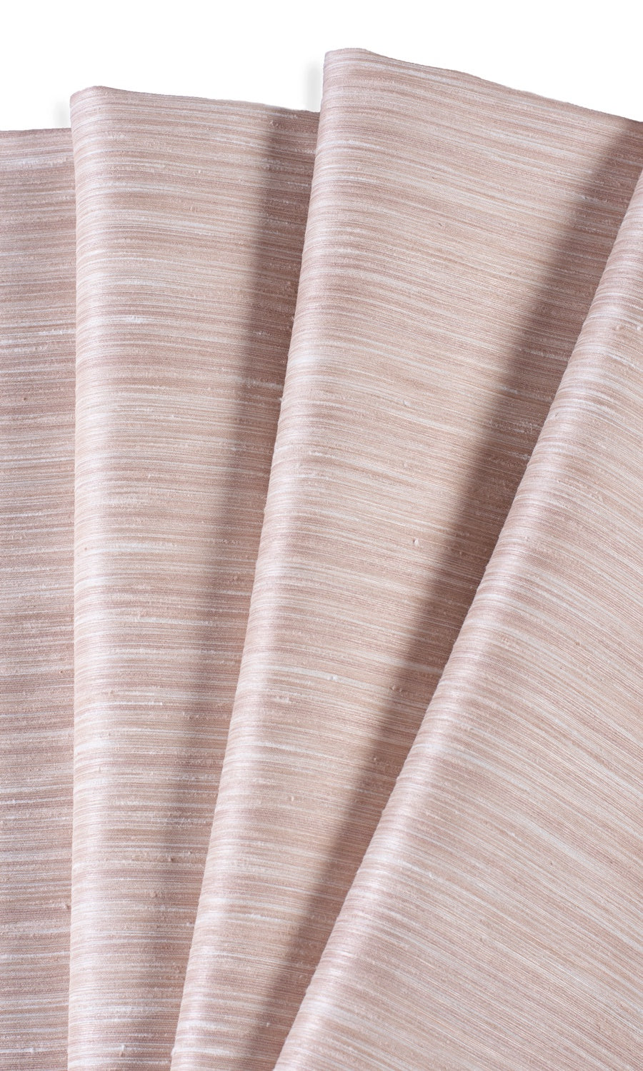 Textured Faux Silk Roman Blinds & Window Shades (Cavern Pink)