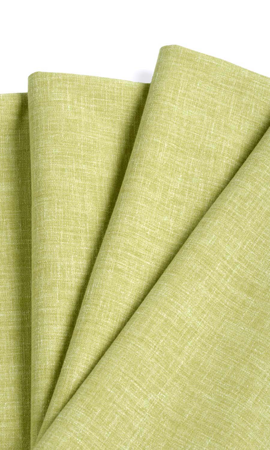 Poly-Cotton Blend Window Treatments Fabric Sample (Green)