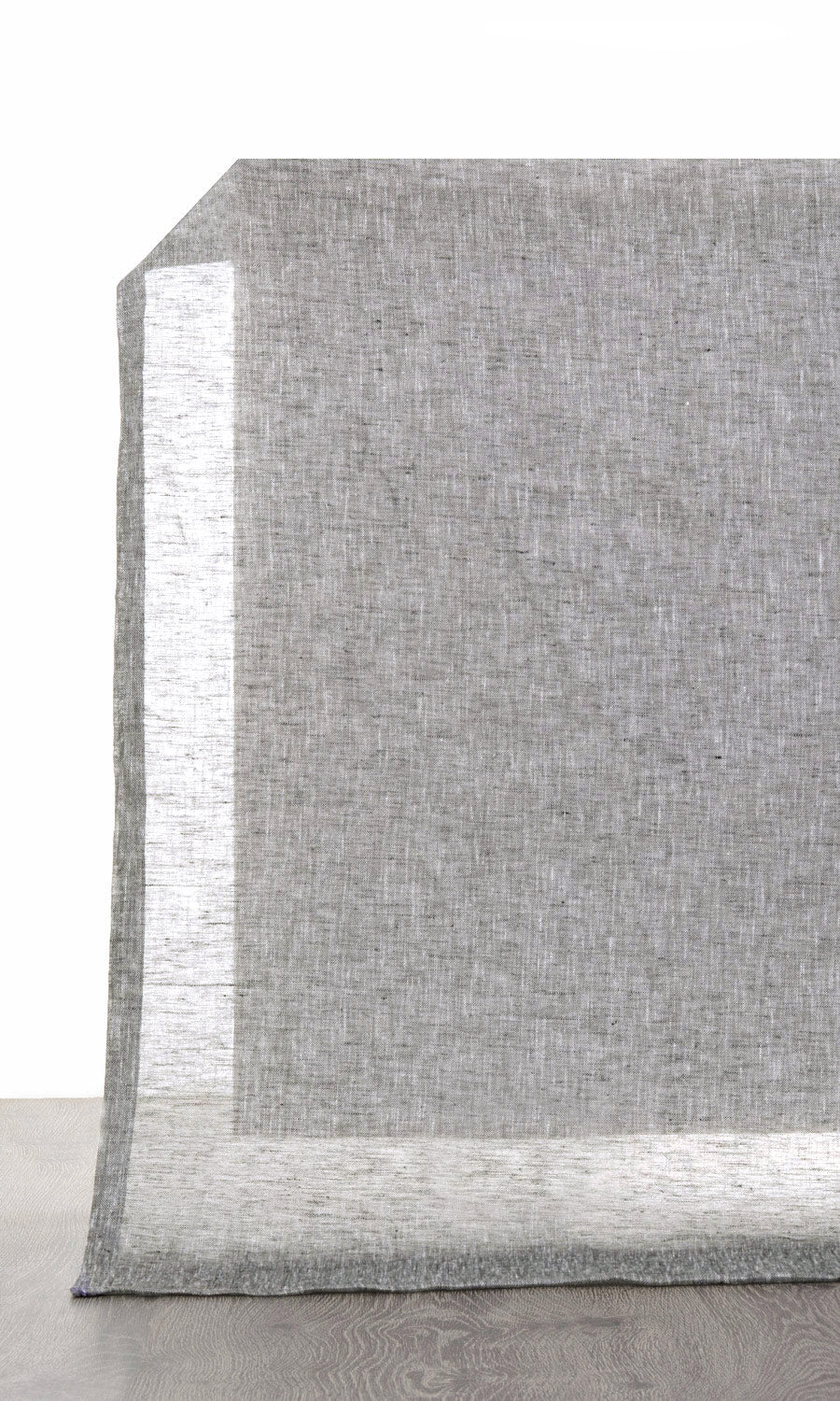 Linen Sheer Made-to-Measure Roman Blinds (Grey)