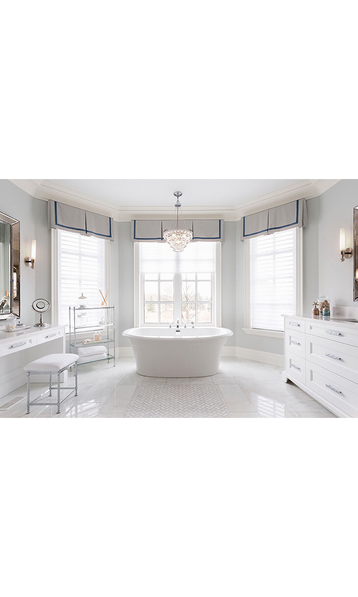 Box pleat valance window treatments