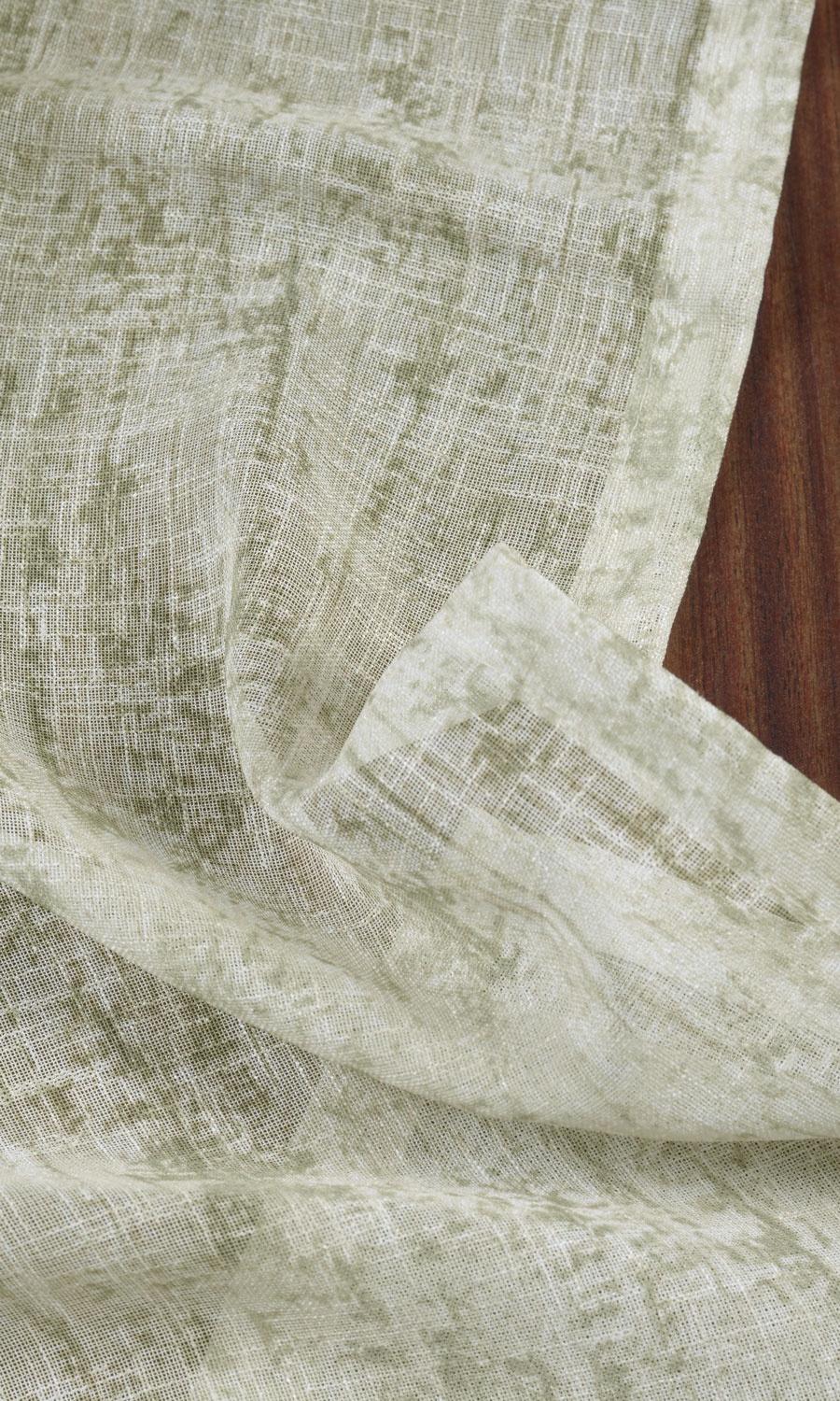 Textured Sheer Roman Blinds (Green)