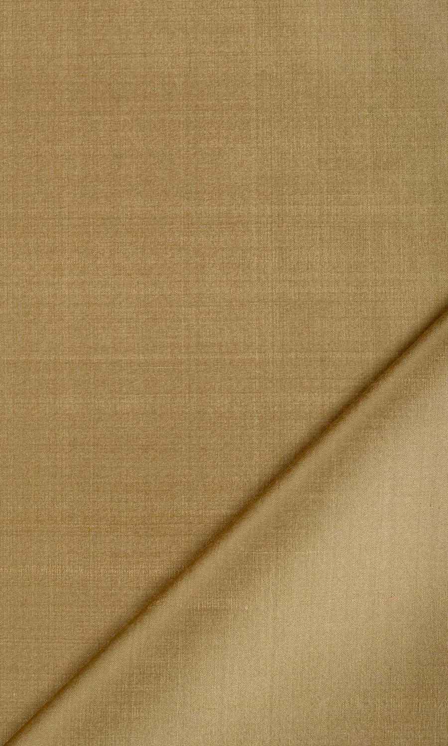 Shantung Silk Made-to-Measure Roman Blinds (Golden Beige/ Ochre Yellow)