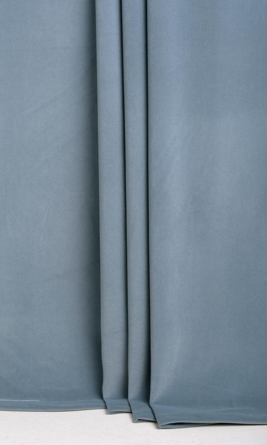 Velvet Roman Blinds & Window Shades (Grey/ Blue)