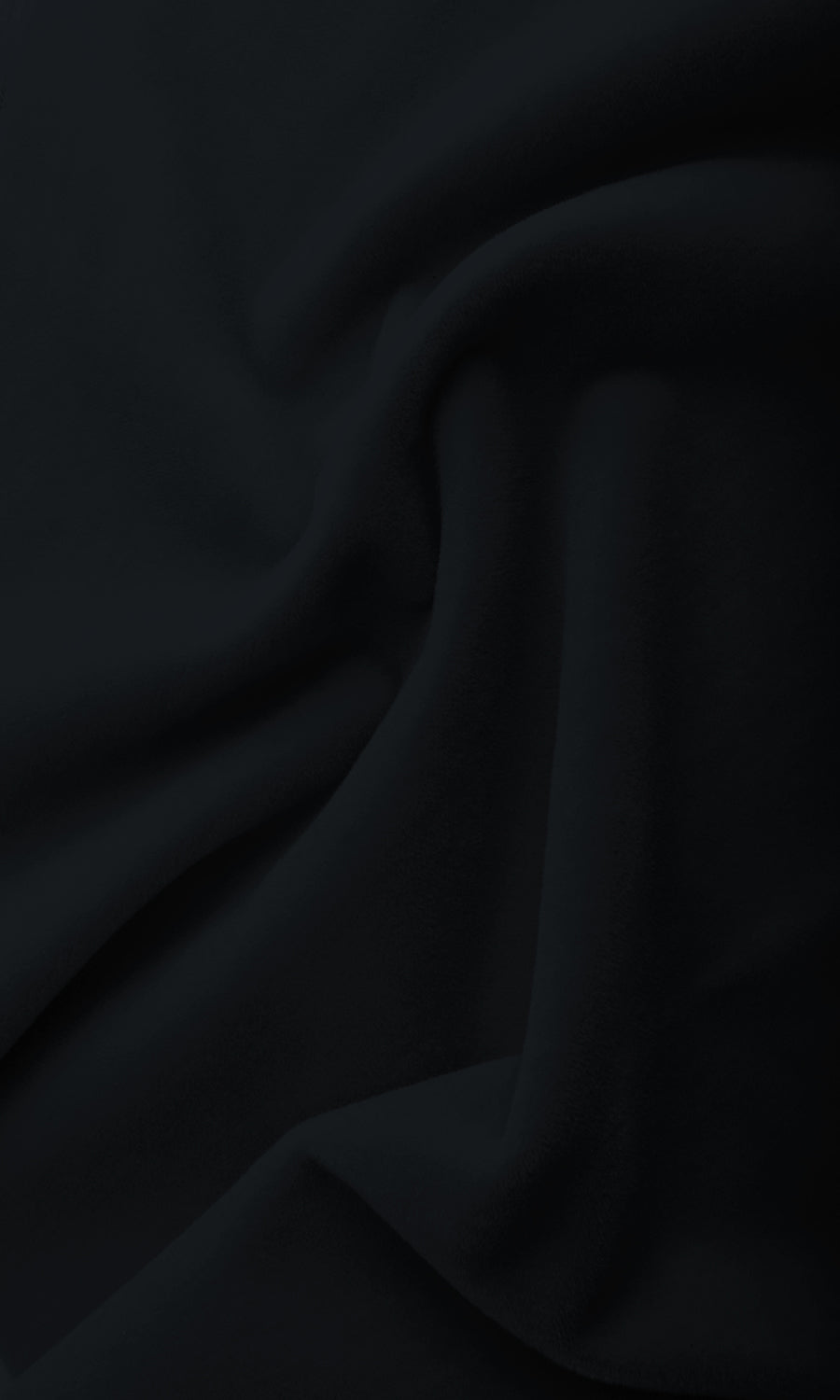 Velvet Home Textile Fabric Material Sample (Black)
