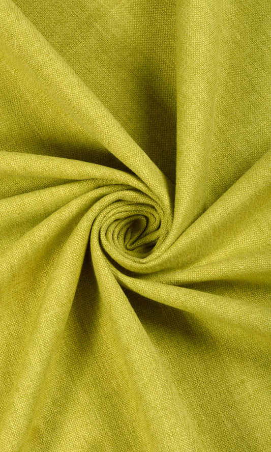 Linen Blend Home Décor Fabric By the Metre (Green)