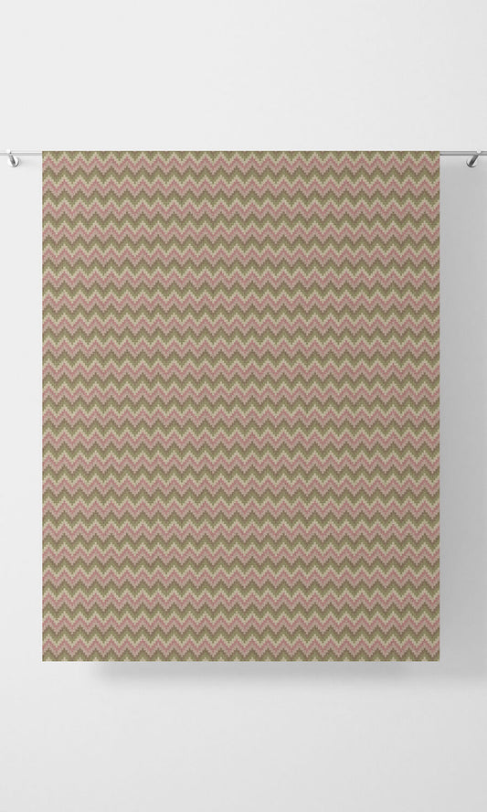 Chevron Patterned Shades (Pink/ Green)