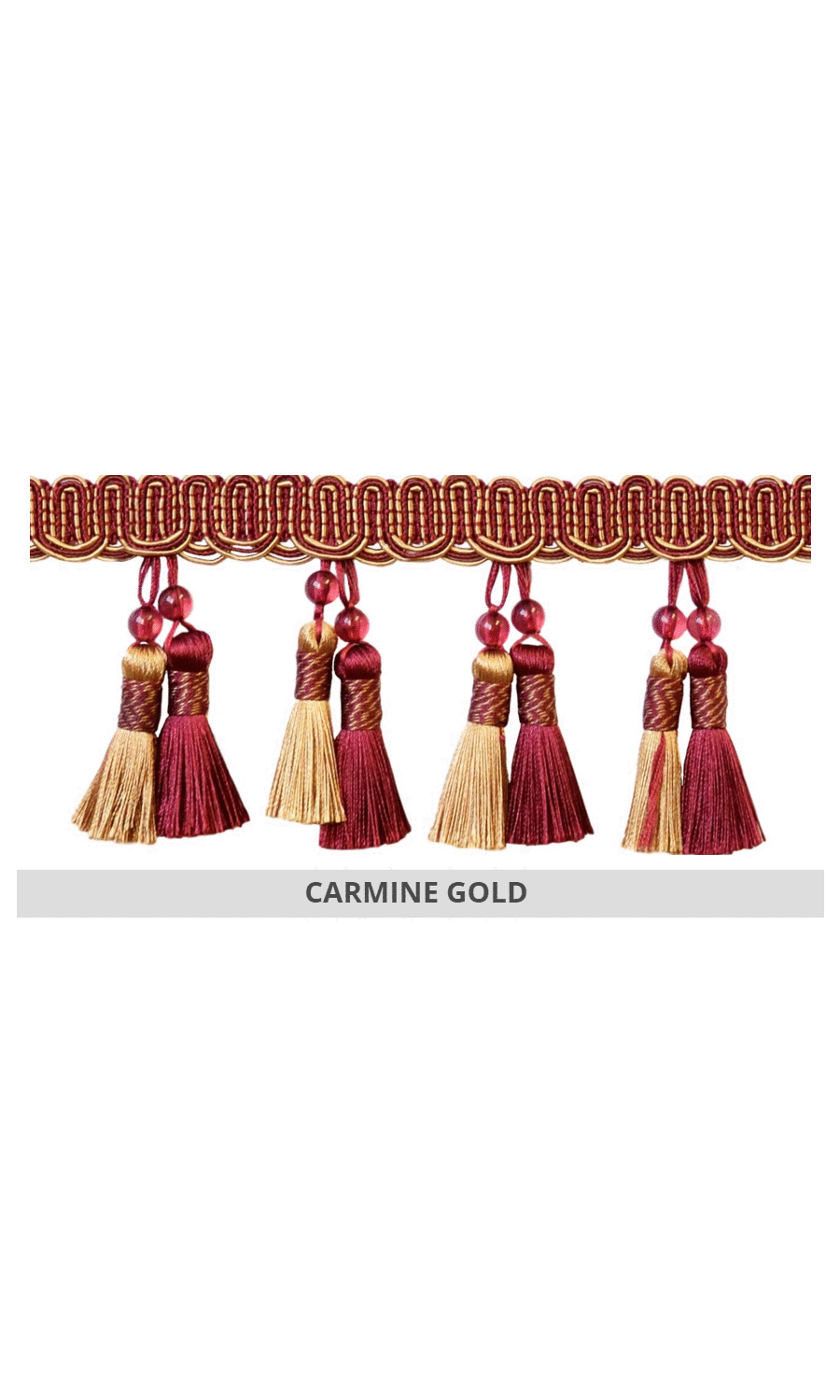 Window shades tassels and trims
