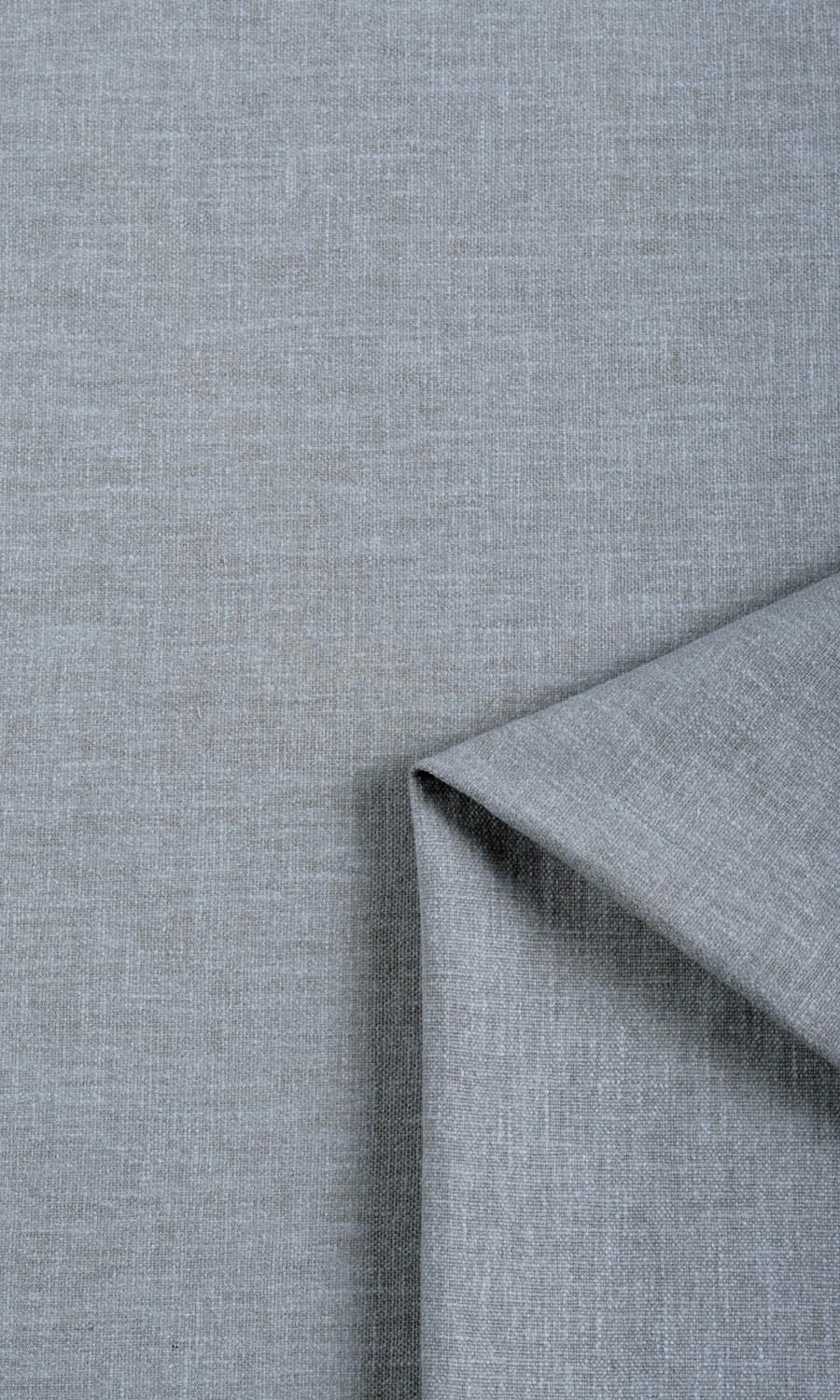 Linen Texture Flat, Plain, Fake, Faux, European Relaxed Roman Blinds (Steel Grey)