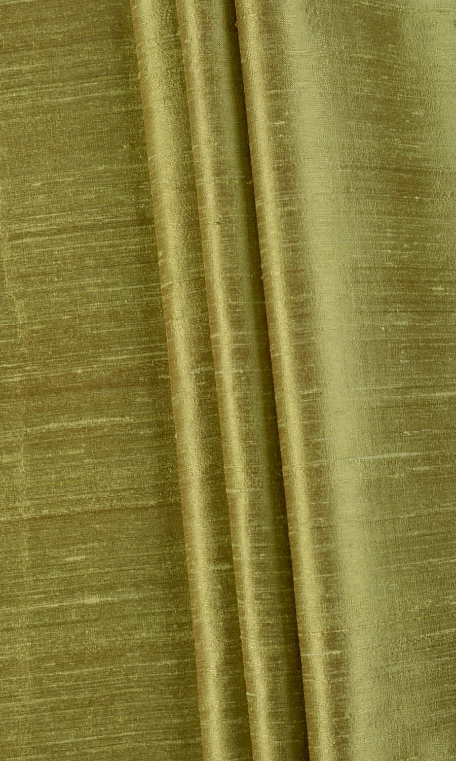 Pure Silk Fabric Blinds (Olive Green) Extra Long Short Wide