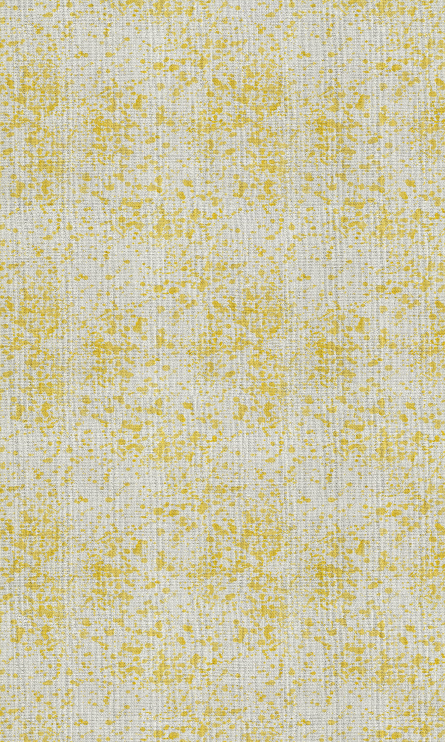 Abstract Print Free Fabric Material Sample (White/ Yellow)