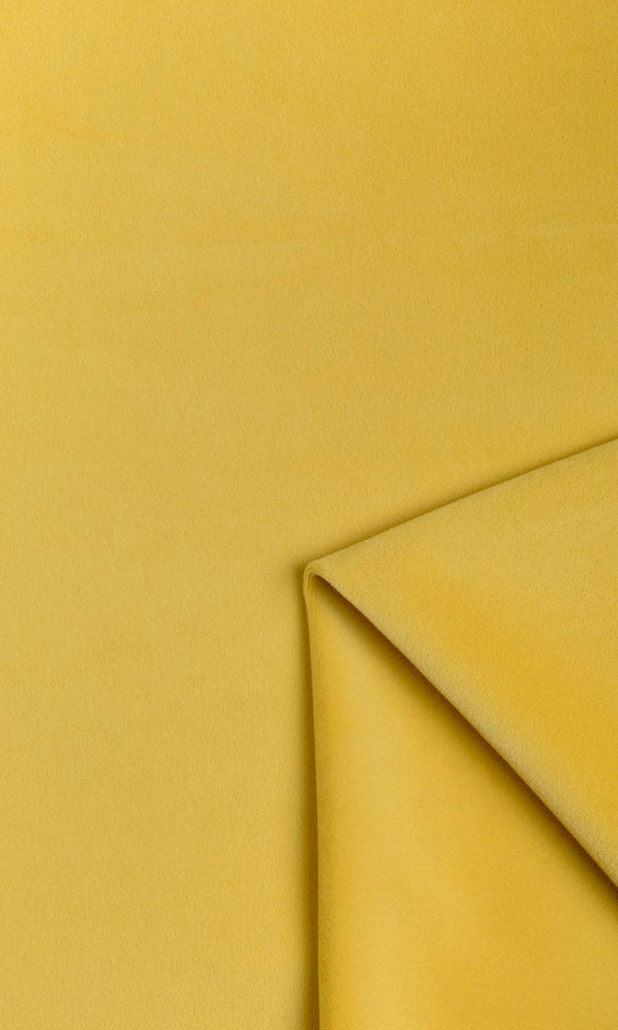 Velvet Fabric Blinds (Yellow) for Living, Bedroom, Kitchen, Bathroom