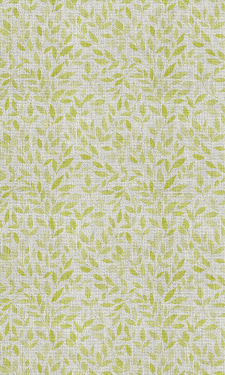 Botanical Print Free Fabric Material Sample (White/ Green)