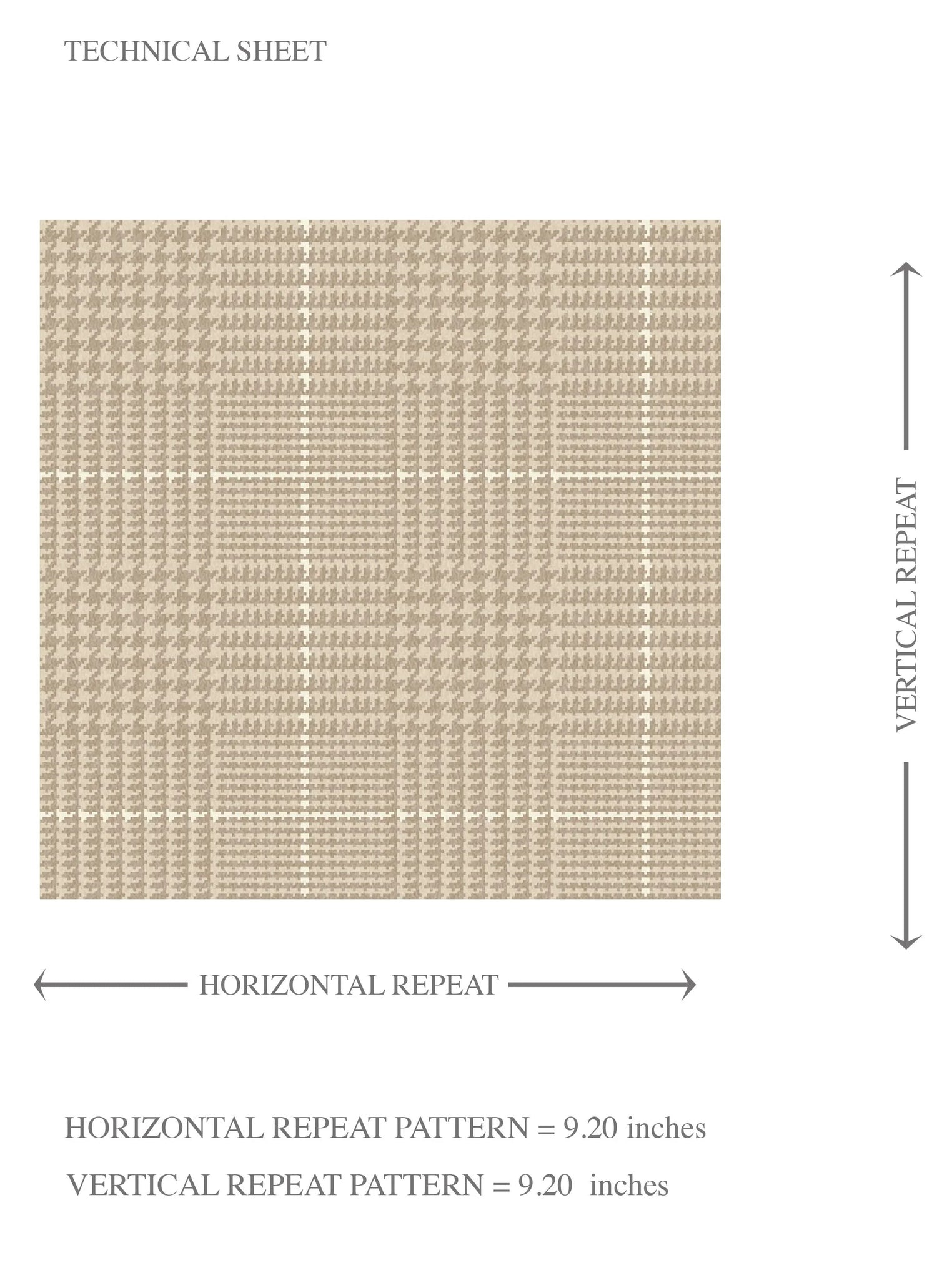 Neutral Textured Check/ Geometric Kids Room Wallpaper (Soft Beige/ Tan)