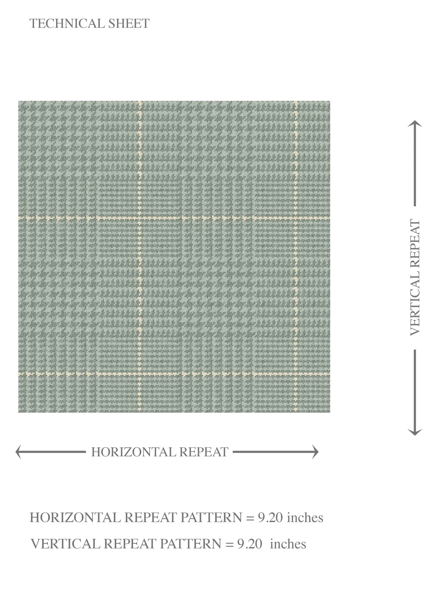 Textured Check/ Geometric Kids Room Wallpaper (Sage Green)