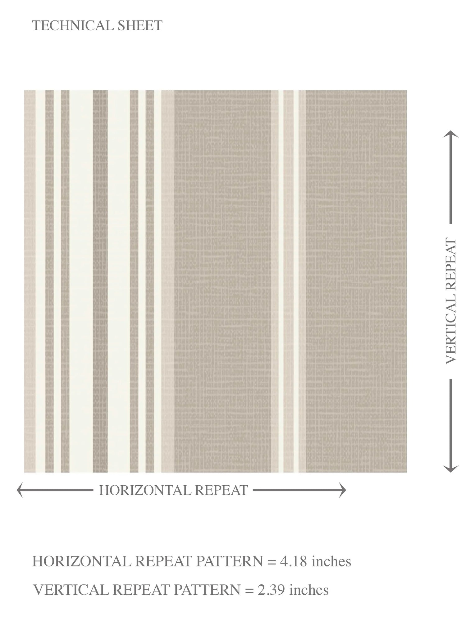 Neutral Geometric Striped Kids Room Wallpaper (Brown/ Beige/ Warm Grey)