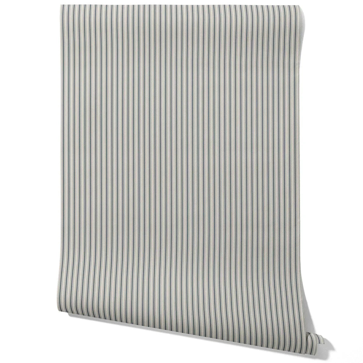 Neutral Geometric Striped Kitchen Wallpaper (Slate Grey)
