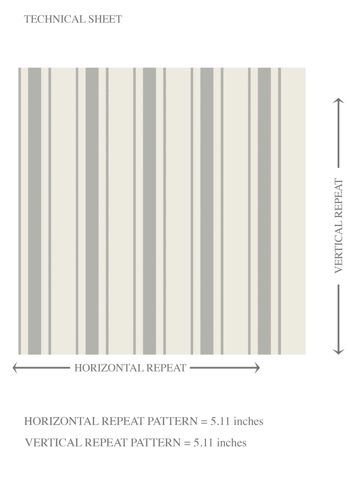 Neutral Geometric Striped Kids Room Wallpaper (Sage Grey)