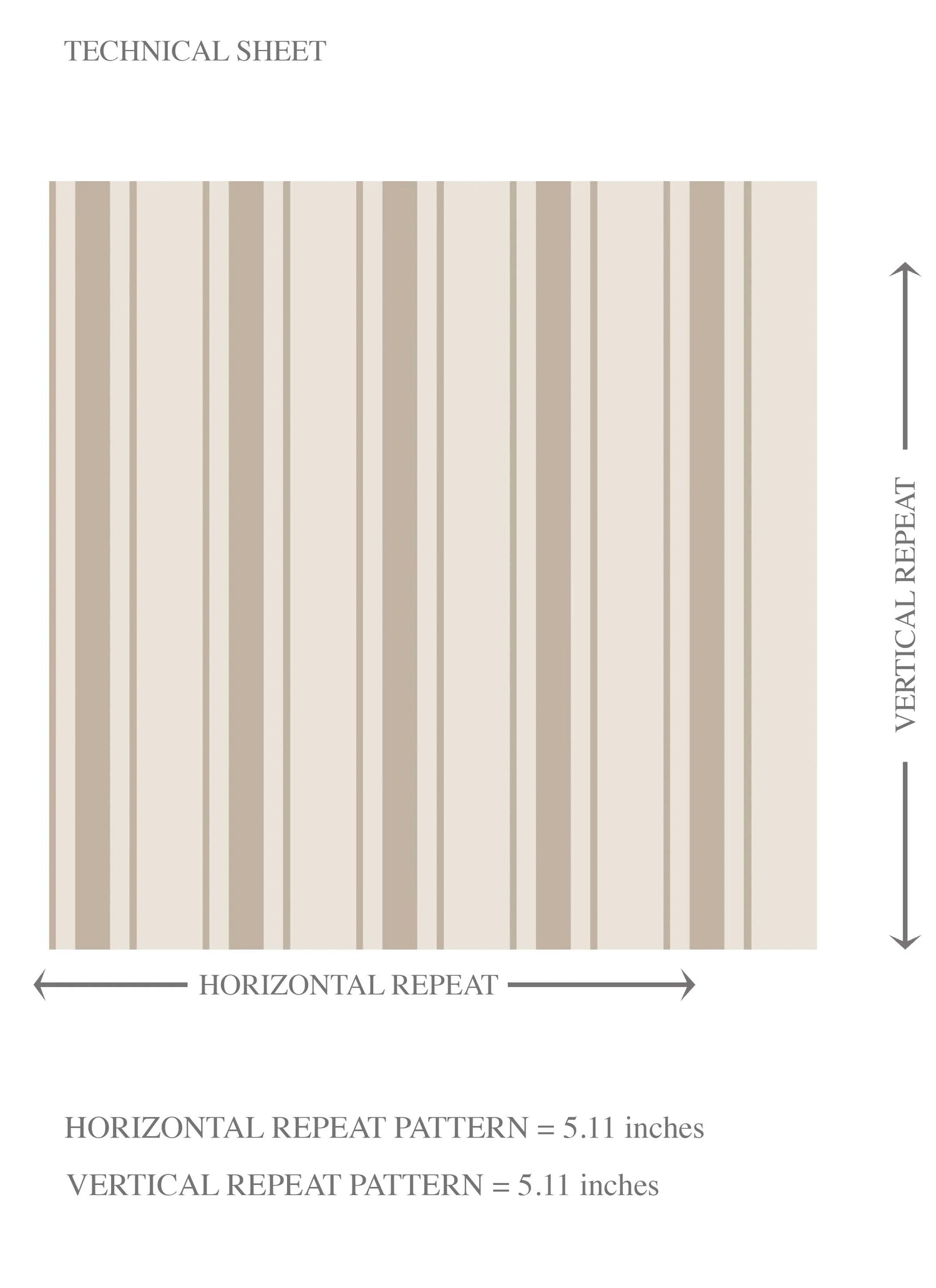 Neutral Geometric Striped Kids Room Wallpaper (Beige/ Brown/ Warm Grey)