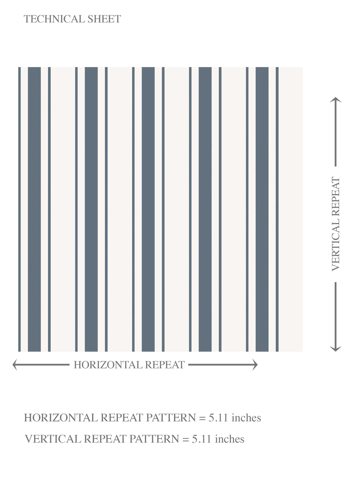 Geometric Striped Kids Room Wallpaper (Navy Blue)