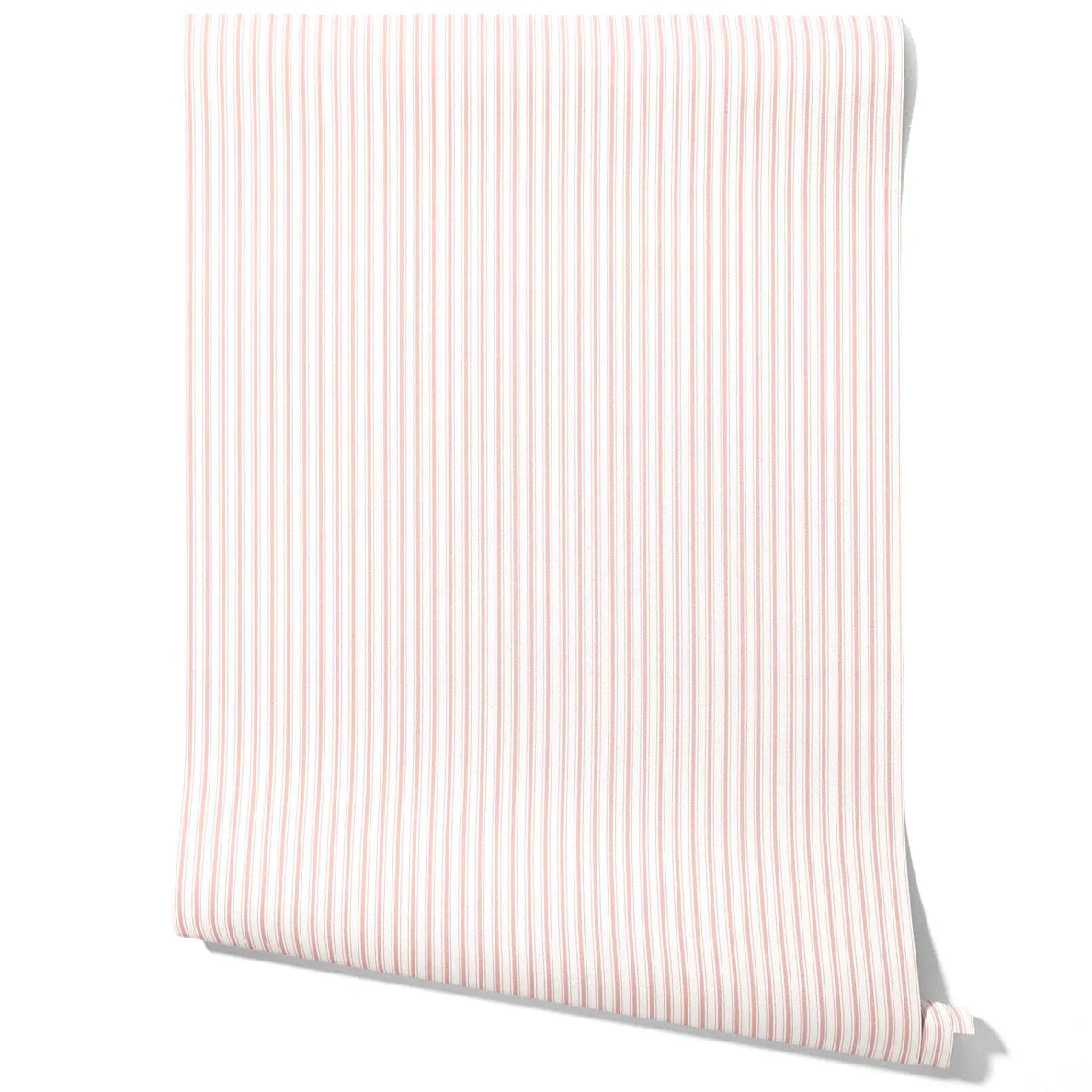 Geometric Striped Kitchen Wallpaper (Blush Pink)
