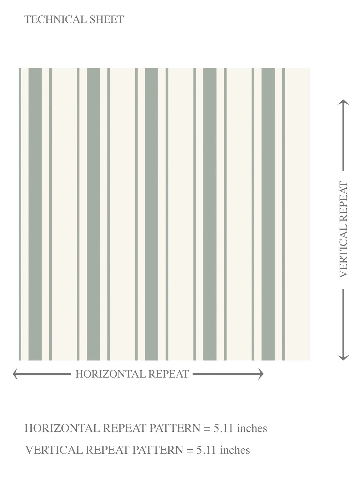 Neutral Geometric Striped Kids Room Wallpaper (Green-Grey)