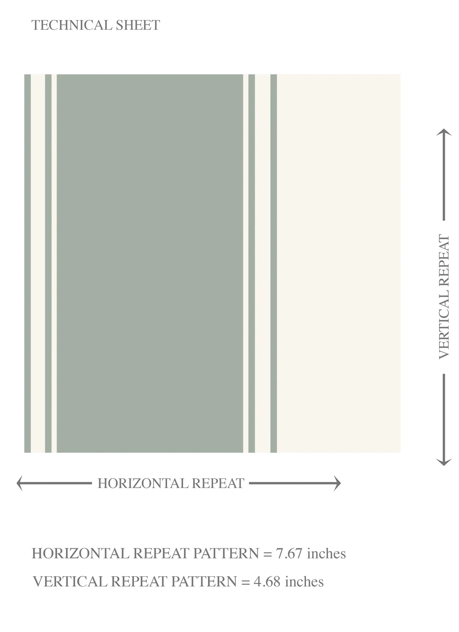 Geometric Striped Kids Room Wallpaper (Sage Green/ Grey)