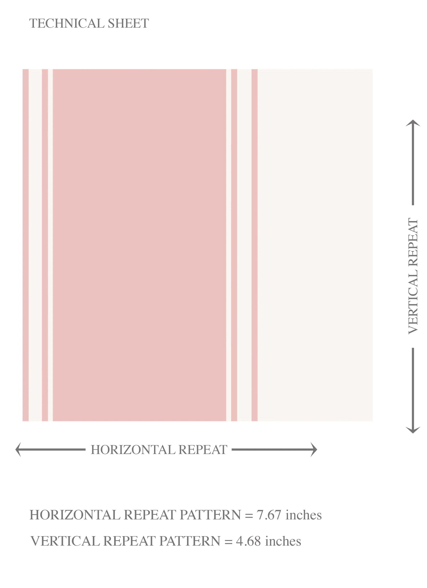 Geometric Striped Kids Room Wallpaper (Pink)