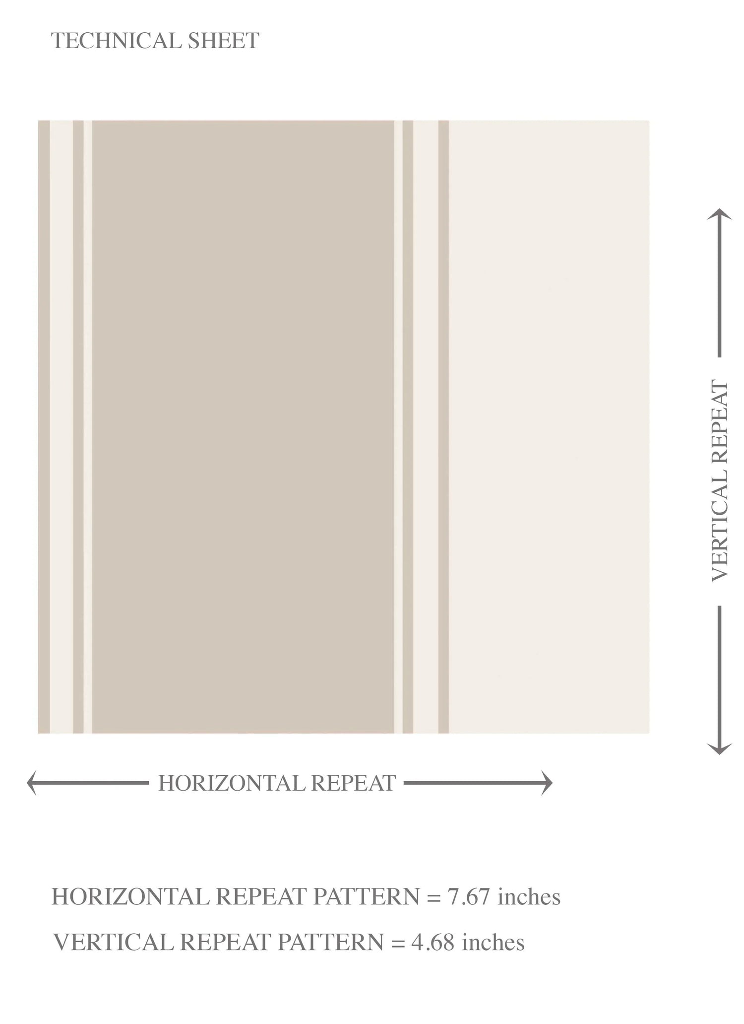 Neutral Geometric Striped Kids Room Wallpaper (Greige/ Taupe/ Warm Grey)