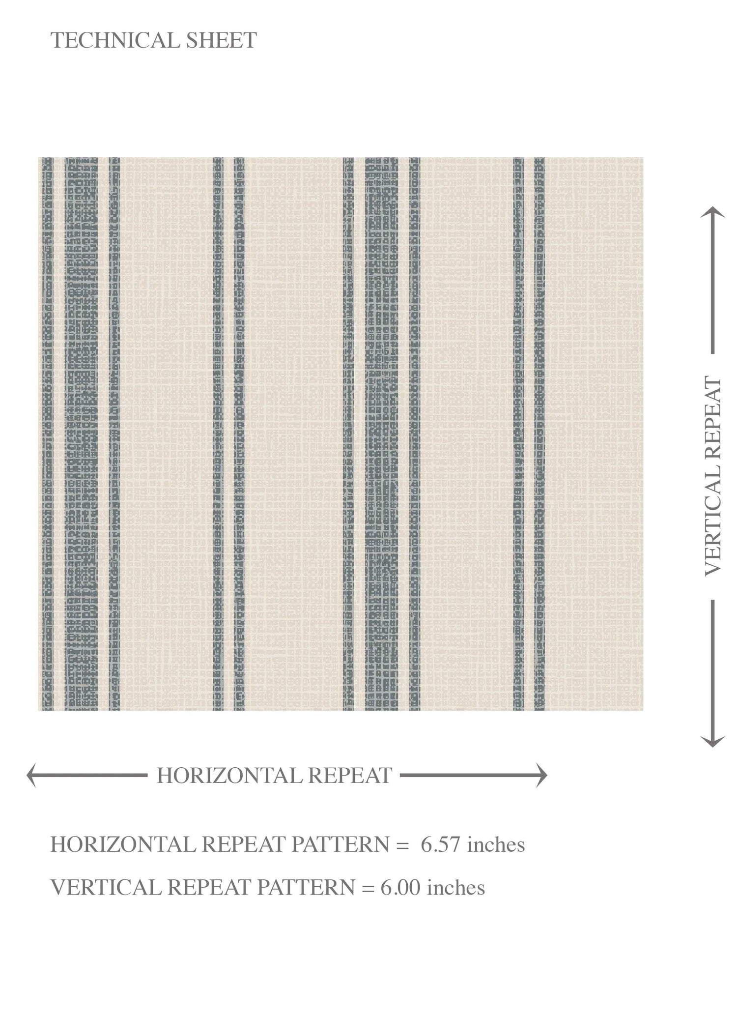 Neutral Geometric Striped Kids Room Wallpaper (Ash Grey/ Cream)
