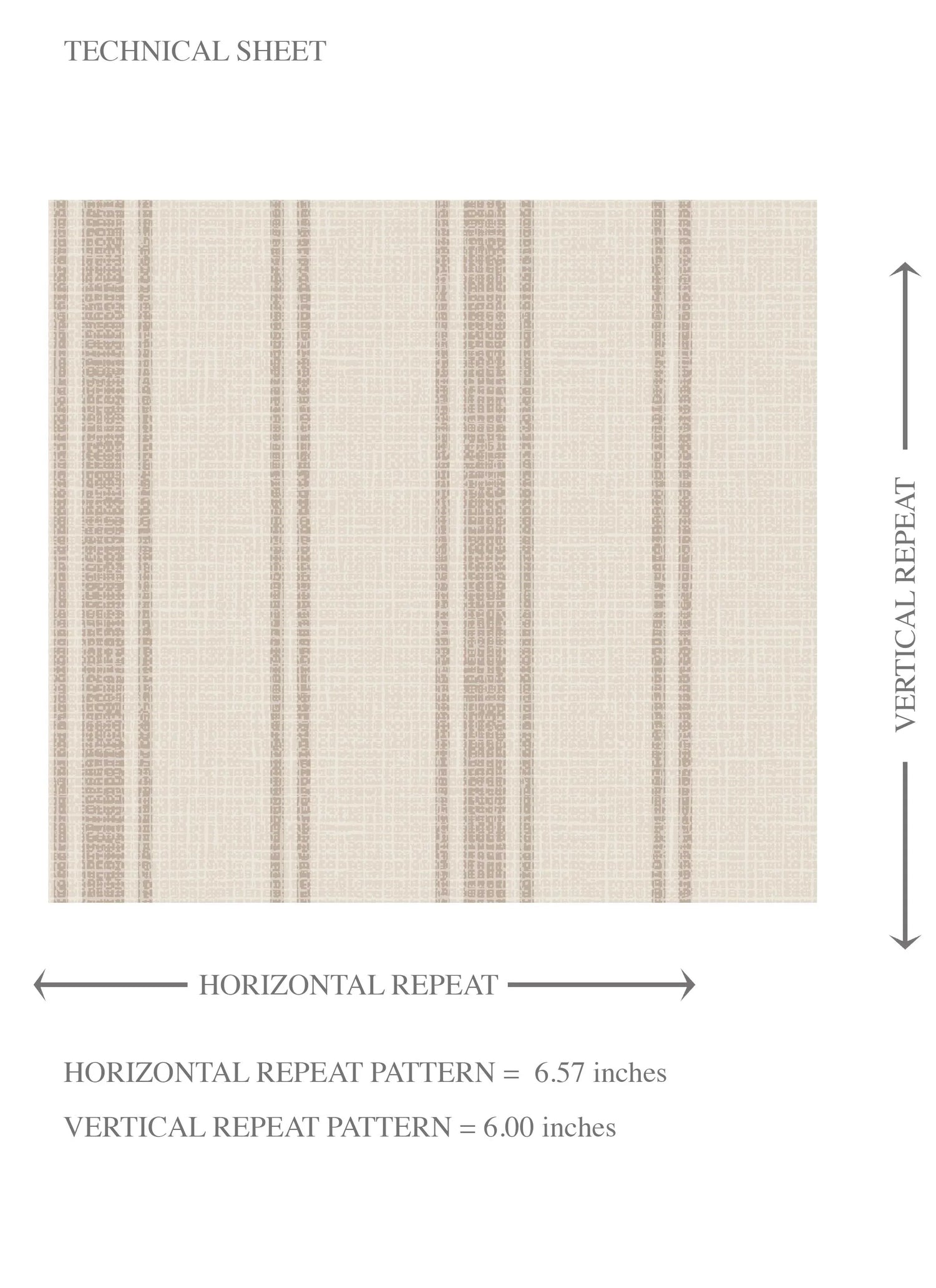 Neutral Geometric Striped Kids Room Wallpaper (Beige/ Greige/ Taupe)