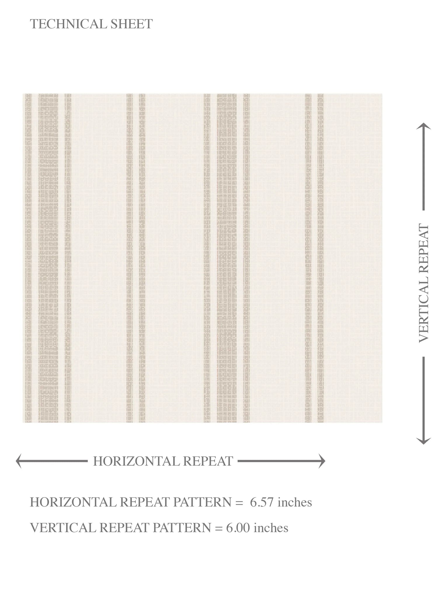 Neutral Geometric Striped Kids Room Wallpaper (Greige/ Taupe Grey)