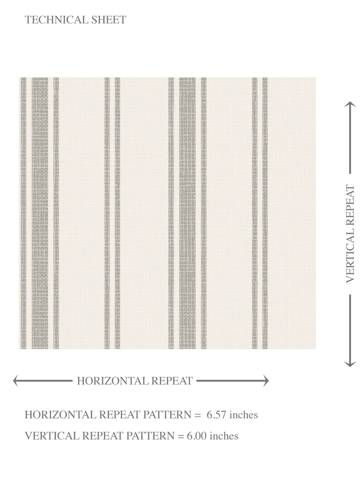 Neutral Geometric Striped Kids Room Wallpaper (Stone Grey/ Cream)