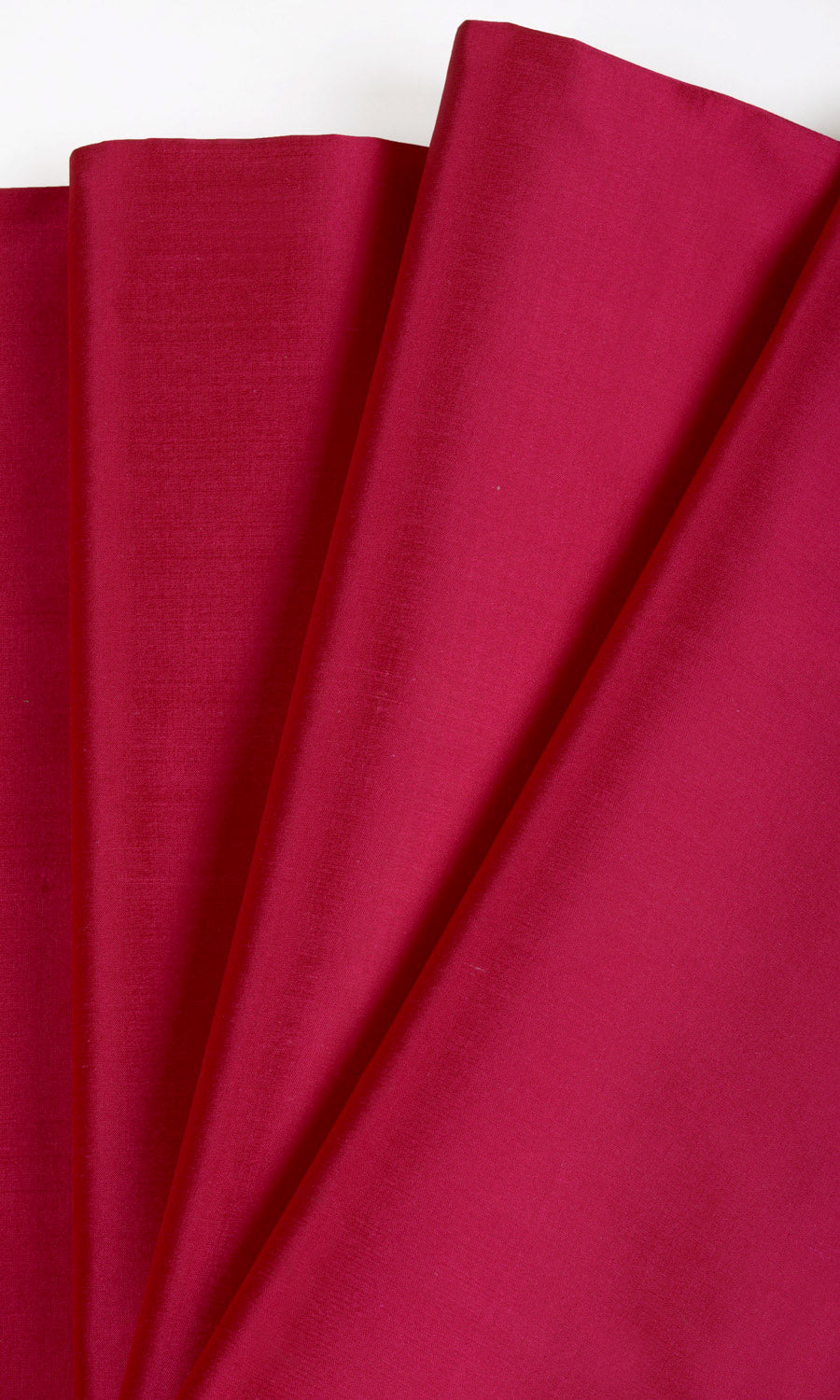 Shantung Silk Roman Blinds (Ruby Pink) Extra Long Short Wide