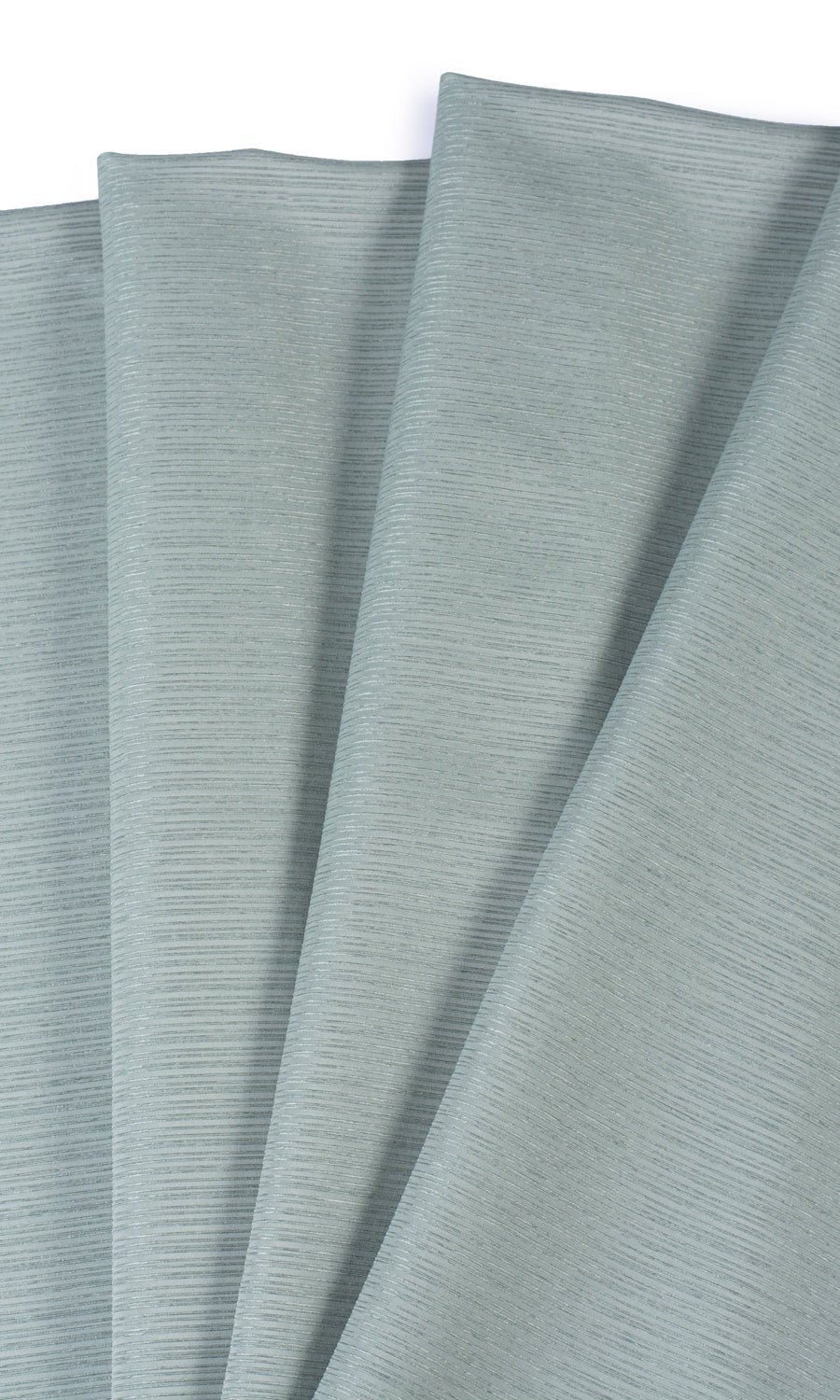 Striped Sheer Made-to-Measure Roman Blinds (Sea Green)