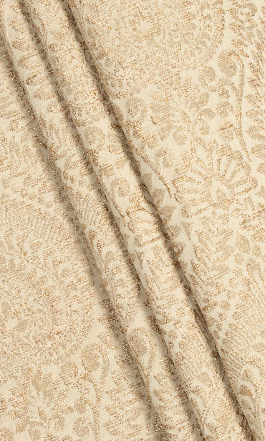 Textured Floral Made-to-Measure Roman Blinds (Beige)
