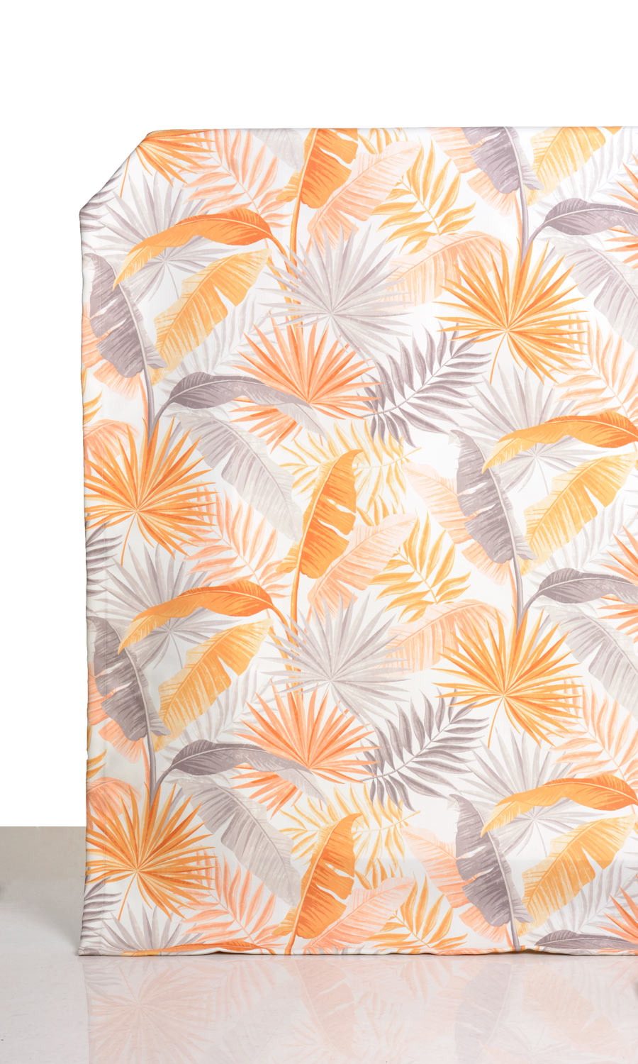 Botanical Floral Home Décor Fabric Sample (Yellow/ Orange)