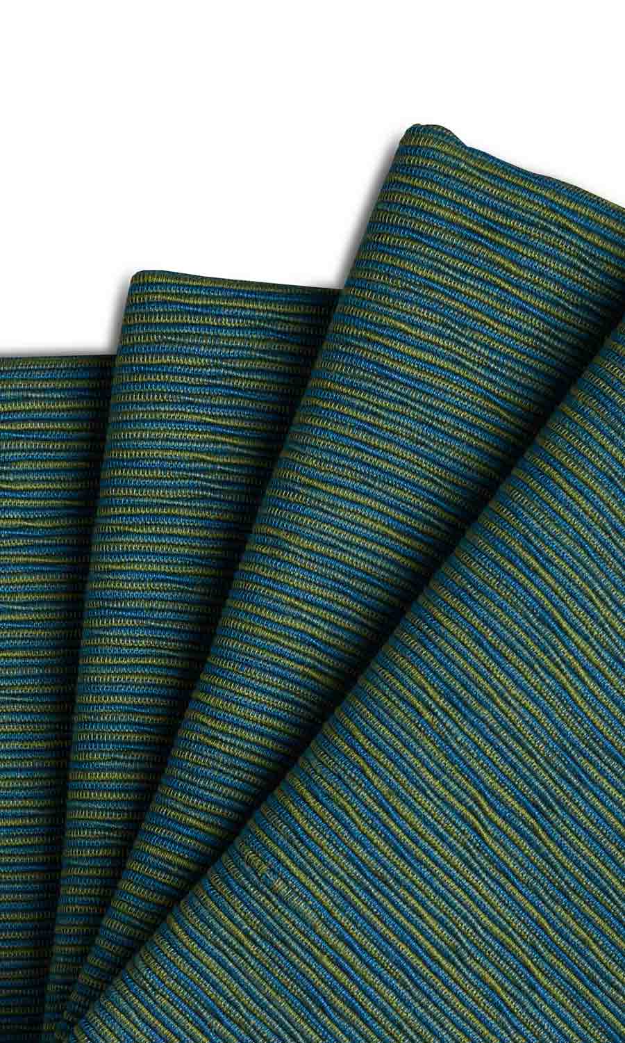 Cotton Flat, Plain, Fake, Faux, European Relaxed Roman Blinds (Blue)